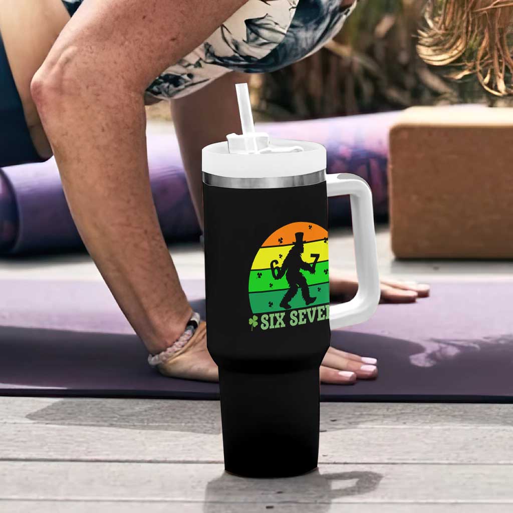 Aur NaurCowboy Raccoon Meme Tumbler With Handle Funny Sarcastic Oh No Australian Accent