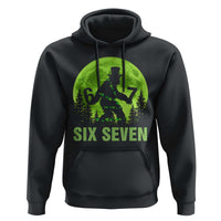 Funny Bigfoot St Patricks Day Hoodie Sasquatch Hiding Moon Forest Meme