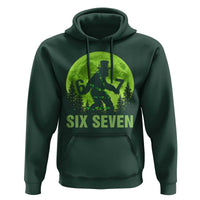 Funny Bigfoot St Patricks Day Hoodie Sasquatch Hiding Moon Forest Meme