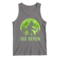 Funny Bigfoot St Patricks Day Tank Top Sasquatch Hiding Moon Forest Meme