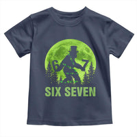 Funny Bigfoot St Patricks Day Toddler T Shirt Sasquatch Hiding Moon Forest Meme