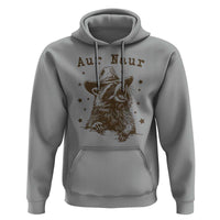 AUR Naur Cowboy Raccoon Hoodie Funny Sarcastic Oh No Australian Accent