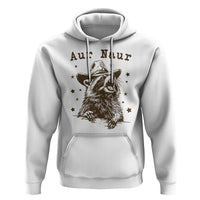 AUR Naur Cowboy Raccoon Hoodie Funny Sarcastic Oh No Australian Accent