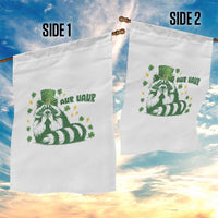 AUR Naur Raccoon St Patricks Day Meme Garden Flag Funny Sarcastic Oh No Australian Accent