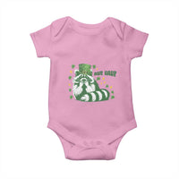 AUR Naur Raccoon St Patricks Day Meme Baby Onesie Funny Sarcastic Oh No Australian Accent