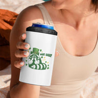 AUR Naur Raccoon St Patricks Day Meme 4 in 1 Can Cooler Tumbler Funny Sarcastic Oh No Australian Accent