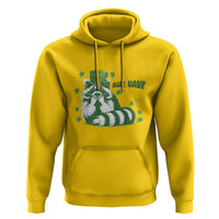 AUR Naur Raccoon St Patricks Day Meme Hoodie Funny Sarcastic Oh No Australian Accent