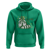 AUR Naur Raccoon St Patricks Day Meme Hoodie Funny Sarcastic Oh No Australian Accent