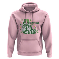 AUR Naur Raccoon St Patricks Day Meme Hoodie Funny Sarcastic Oh No Australian Accent