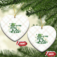 AUR Naur Raccoon St Patricks Day Meme Ceramic Ornament Funny Sarcastic Oh No Australian Accent