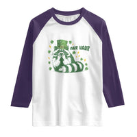 AUR Naur Raccoon St Patricks Day Meme Raglan Shirt Funny Sarcastic Oh No Australian Accent