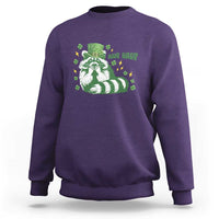 AUR Naur Raccoon St Patricks Day Meme Sweatshirt Funny Sarcastic Oh No Australian Accent