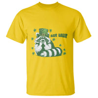 AUR Naur Raccoon St Patricks Day Meme T Shirt Funny Sarcastic Oh No Australian Accent