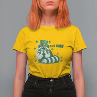 AUR Naur Raccoon St Patricks Day Meme T Shirt For Women Funny Sarcastic Oh No Australian Accent