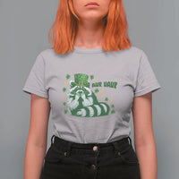 AUR Naur Raccoon St Patricks Day Meme T Shirt For Women Funny Sarcastic Oh No Australian Accent
