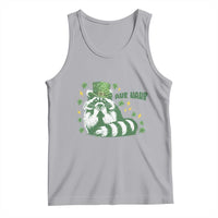 AUR Naur Raccoon St Patricks Day Meme Tank Top Funny Sarcastic Oh No Australian Accent