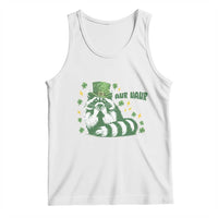 AUR Naur Raccoon St Patricks Day Meme Tank Top Funny Sarcastic Oh No Australian Accent