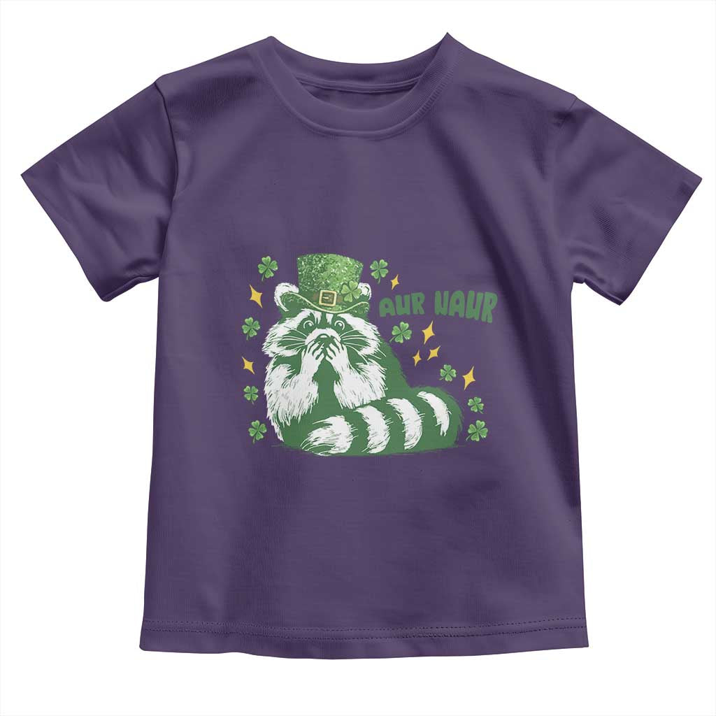 AUR Naur Raccoon St Patricks Day Meme Toddler T Shirt Funny Sarcastic Oh No Australian Accent