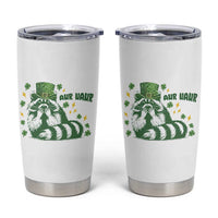 AUR Naur Raccoon St Patricks Day Meme Tumbler Cup Funny Sarcastic Oh No Australian Accent