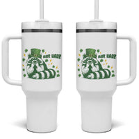 AUR Naur Raccoon St Patricks Day Meme Tumbler With Handle Funny Sarcastic Oh No Australian Accent