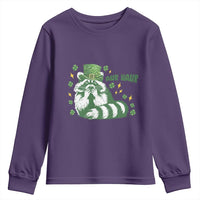 AUR Naur Raccoon St Patricks Day Meme Youth Sweatshirt Funny Sarcastic Oh No Australian Accent