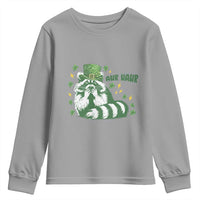 AUR Naur Raccoon St Patricks Day Meme Youth Sweatshirt Funny Sarcastic Oh No Australian Accent