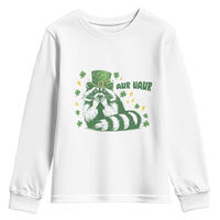 AUR Naur Raccoon St Patricks Day Meme Youth Sweatshirt Funny Sarcastic Oh No Australian Accent