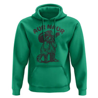 AUR Naur Cowboy Raccoon Meme Hoodie Funny Sarcastic Oh No Australian Accent