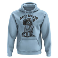AUR Naur Cowboy Raccoon Meme Hoodie Funny Sarcastic Oh No Australian Accent