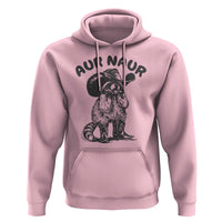 AUR Naur Cowboy Raccoon Meme Hoodie Funny Sarcastic Oh No Australian Accent