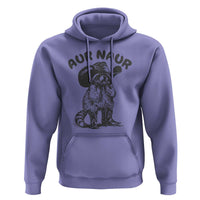 AUR Naur Cowboy Raccoon Meme Hoodie Funny Sarcastic Oh No Australian Accent