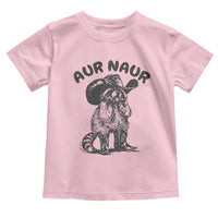 AUR Naur Cowboy Raccoon Meme Toddler T Shirt Funny Sarcastic Oh No Australian Accent