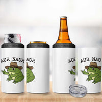AUR Naur Cowboy Frog Meme 4 in 1 Can Cooler Tumbler Funny Sarcastic Oh No Australian Accent