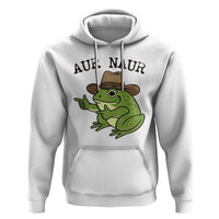 AUR Naur Cowboy Frog Meme Hoodie Funny Sarcastic Oh No Australian Accent