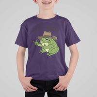 AUR Naur Cowboy Frog Meme T Shirt For Kid Funny Sarcastic Oh No Australian Accent