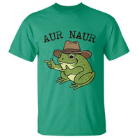 AUR Naur Cowboy Frog Meme T Shirt Funny Sarcastic Oh No Australian Accent