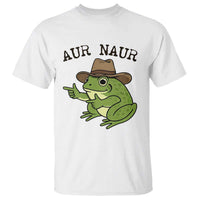 AUR Naur Cowboy Frog Meme T Shirt Funny Sarcastic Oh No Australian Accent