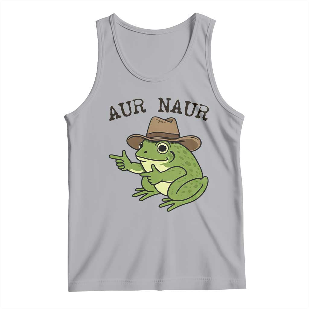 AUR Naur Cowboy Frog Meme Tank Top Funny Sarcastic Oh No Australian Accent
