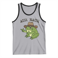 AUR Naur Cowboy Frog Meme Tank Top Funny Sarcastic Oh No Australian Accent