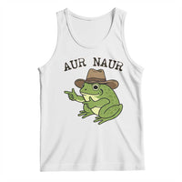 AUR Naur Cowboy Frog Meme Tank Top Funny Sarcastic Oh No Australian Accent