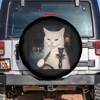 Funny Stoner Cat Spare Tire Cover 420 Stoner Smoking Cat Cannabis Lover Meme