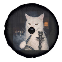 Funny Stoner Cat Spare Tire Cover 420 Stoner Smoking Cat Cannabis Lover Meme