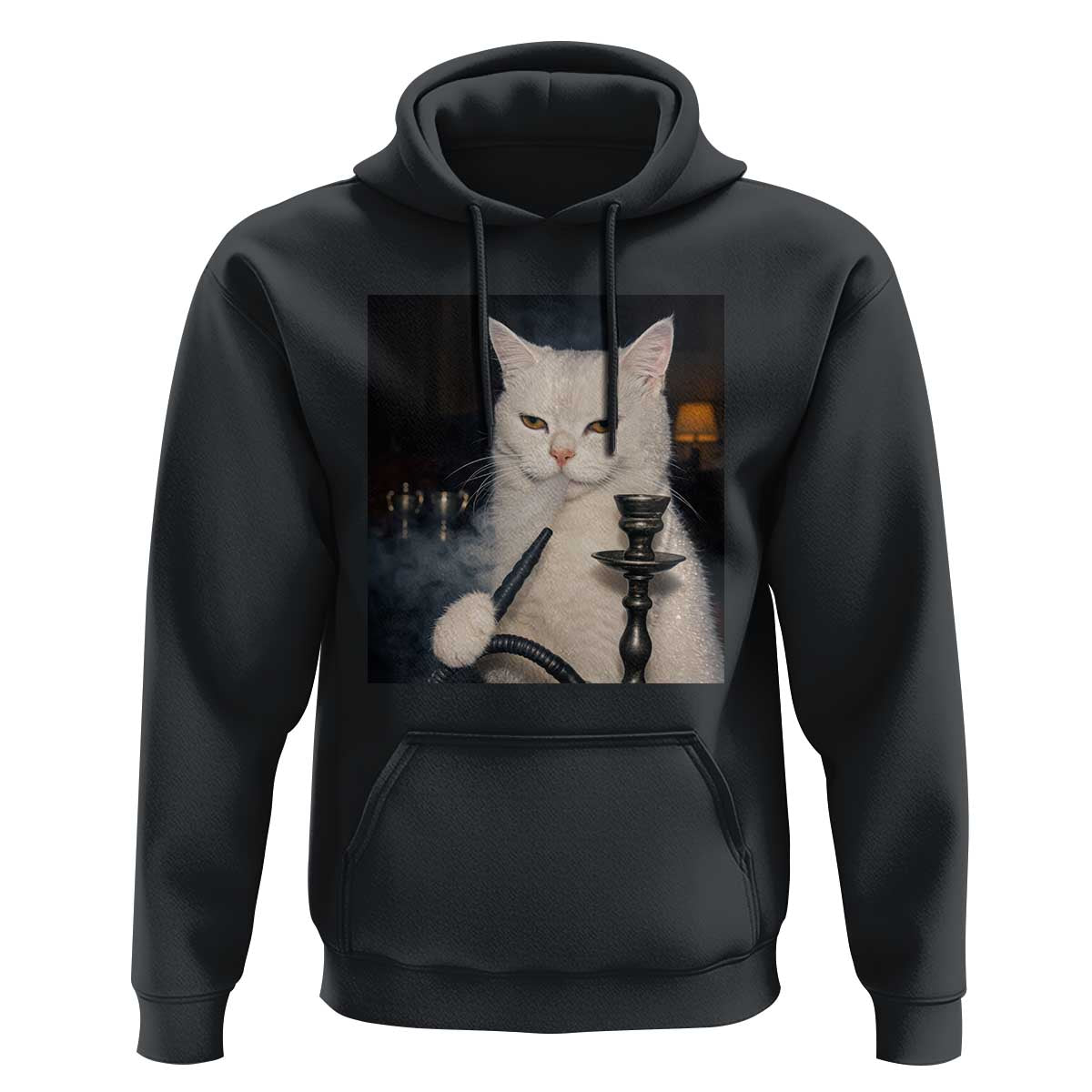Funny Stoner Cat Hoodie 420 Stoner Smoking Cat Cannabis Lover Meme