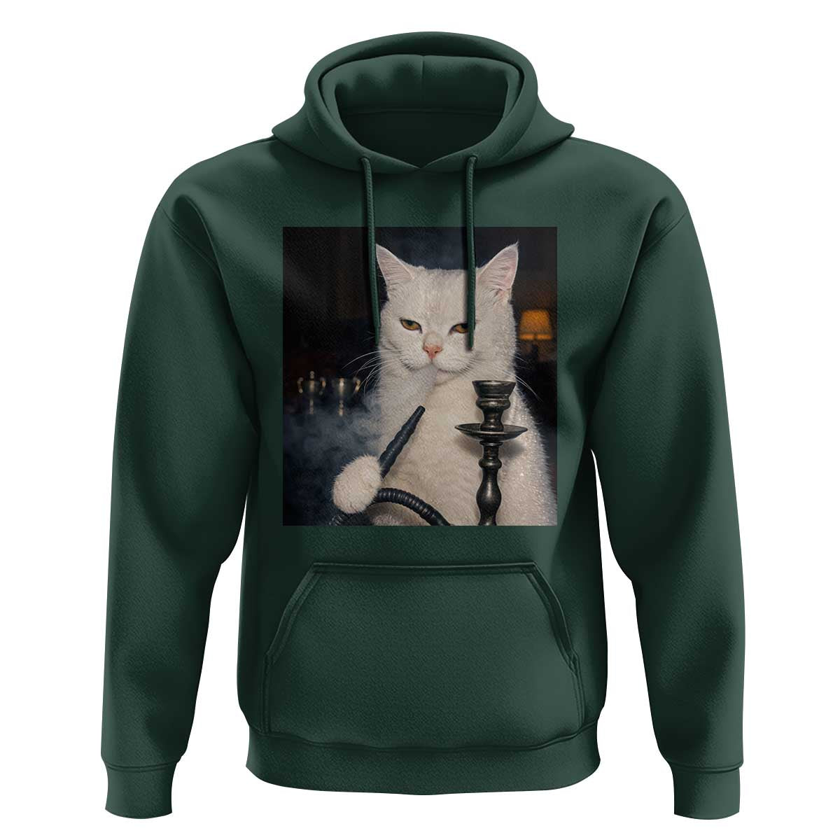 Funny Stoner Cat Hoodie 420 Stoner Smoking Cat Cannabis Lover Meme