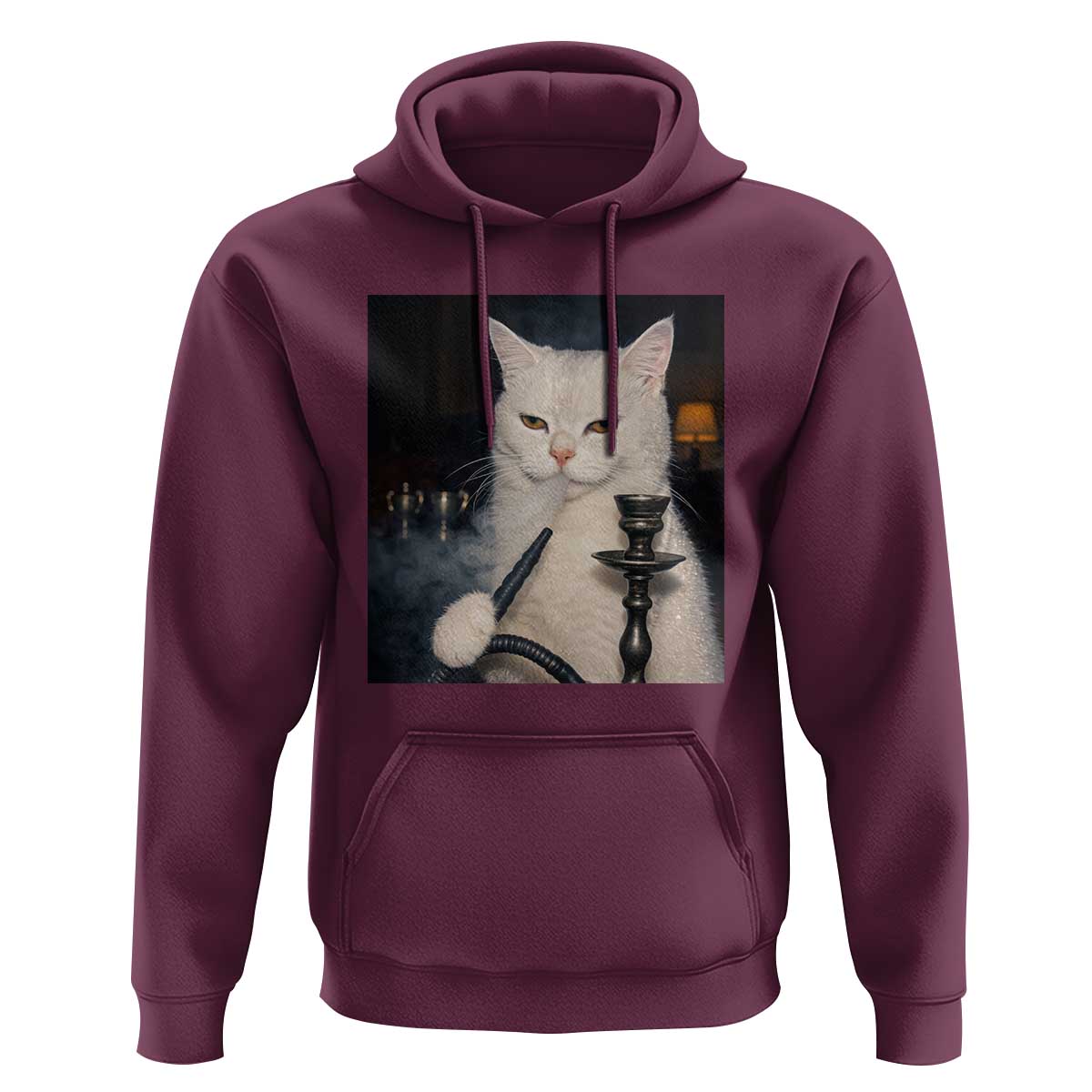 Funny Stoner Cat Hoodie 420 Stoner Smoking Cat Cannabis Lover Meme