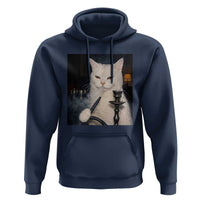Funny Stoner Cat Hoodie 420 Stoner Smoking Cat Cannabis Lover Meme