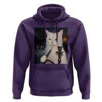 Funny Stoner Cat Hoodie 420 Stoner Smoking Cat Cannabis Lover Meme