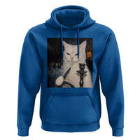 Funny Stoner Cat Hoodie 420 Stoner Smoking Cat Cannabis Lover Meme