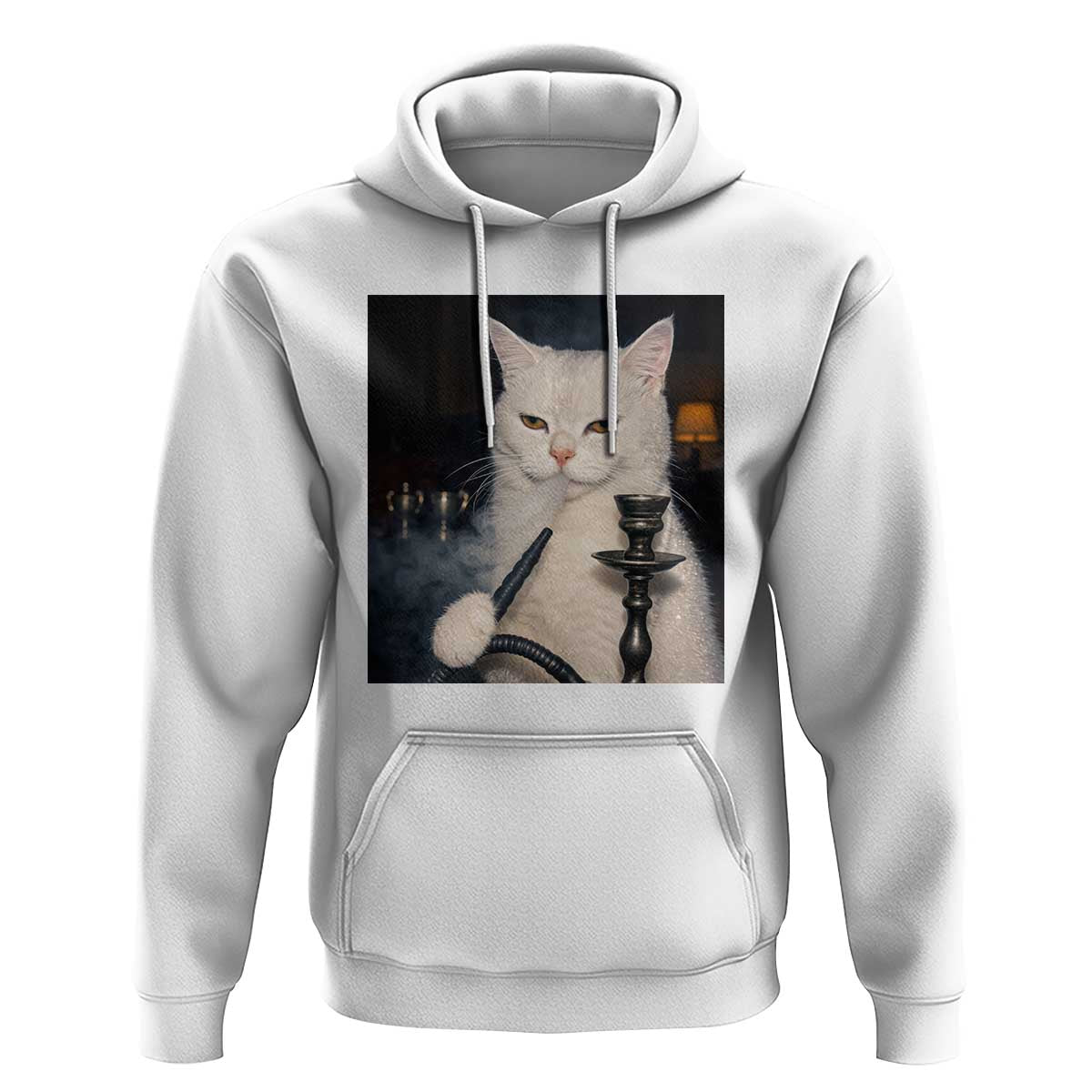 Funny Stoner Cat Hoodie 420 Stoner Smoking Cat Cannabis Lover Meme