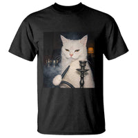 Funny Stoner Cat T Shirt 420 Stoner Smoking Cat Cannabis Lover Meme